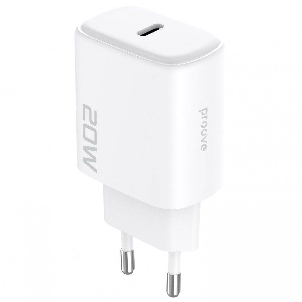 МЗП Proove Silicone Power 2 20W (Type-C) + Cable Type-C to Lightning (1m) black на малюнкі №7