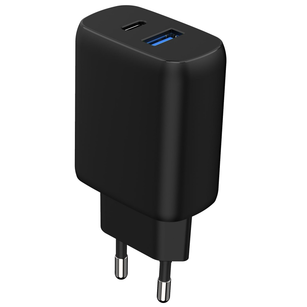 МЗП Proove Silicone Power 2 30W (Type-C + USB) + Cable Type-C to Type-C (1m) white на малюнкі №3