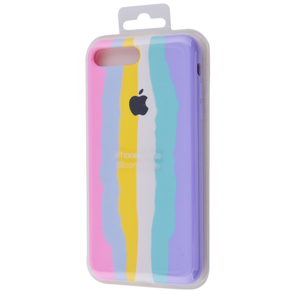 Чехол Rainbow Silicone Case iPhone 7 Plus/8 Plus - фото 1
