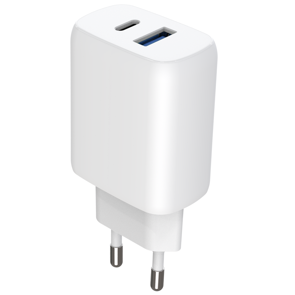 СЗУ  Proove Silicone Power 2 30W (Type-C + USB) +  КабельType-C to Type-C (1m) - фото 2