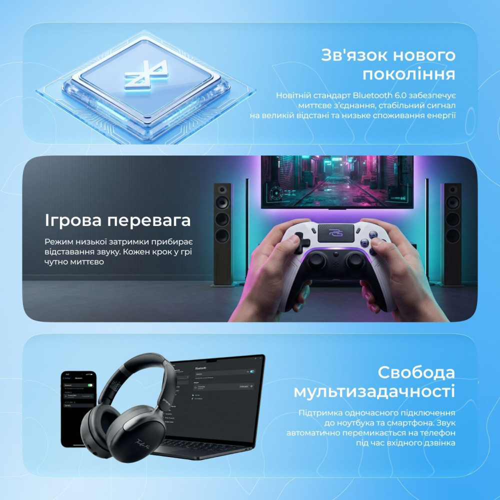 Беспроводные наушники Proove Tender Pro with ANC (APP) - фото 6