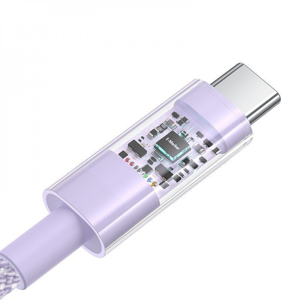 Кабель Baseus Gem Fast-Charging Type-C to Type-C 100W 2m - фото 26