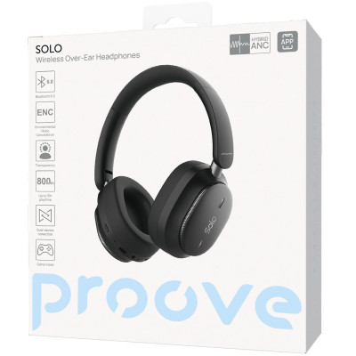 Купить Беспроводные наушники Proove Solo with ANC (APP) 64373 - Ncase