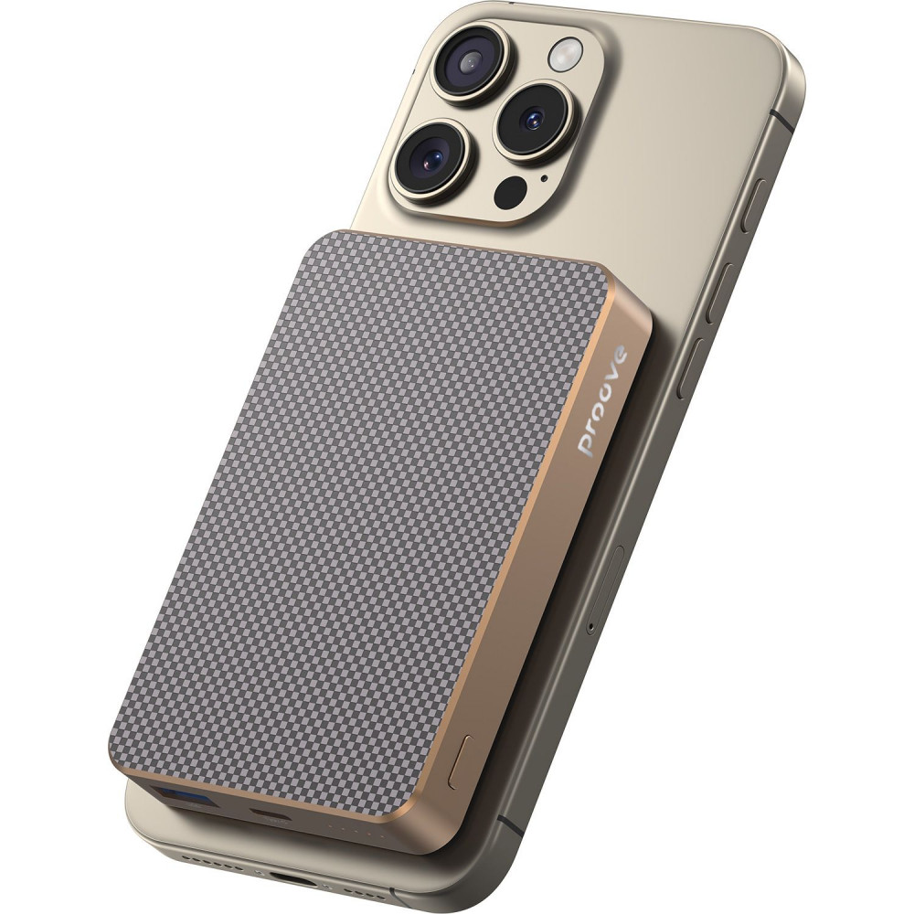 Портативна Батарея Proove Carbon Slim 22.5W 10000mAh black на малюнкі №9