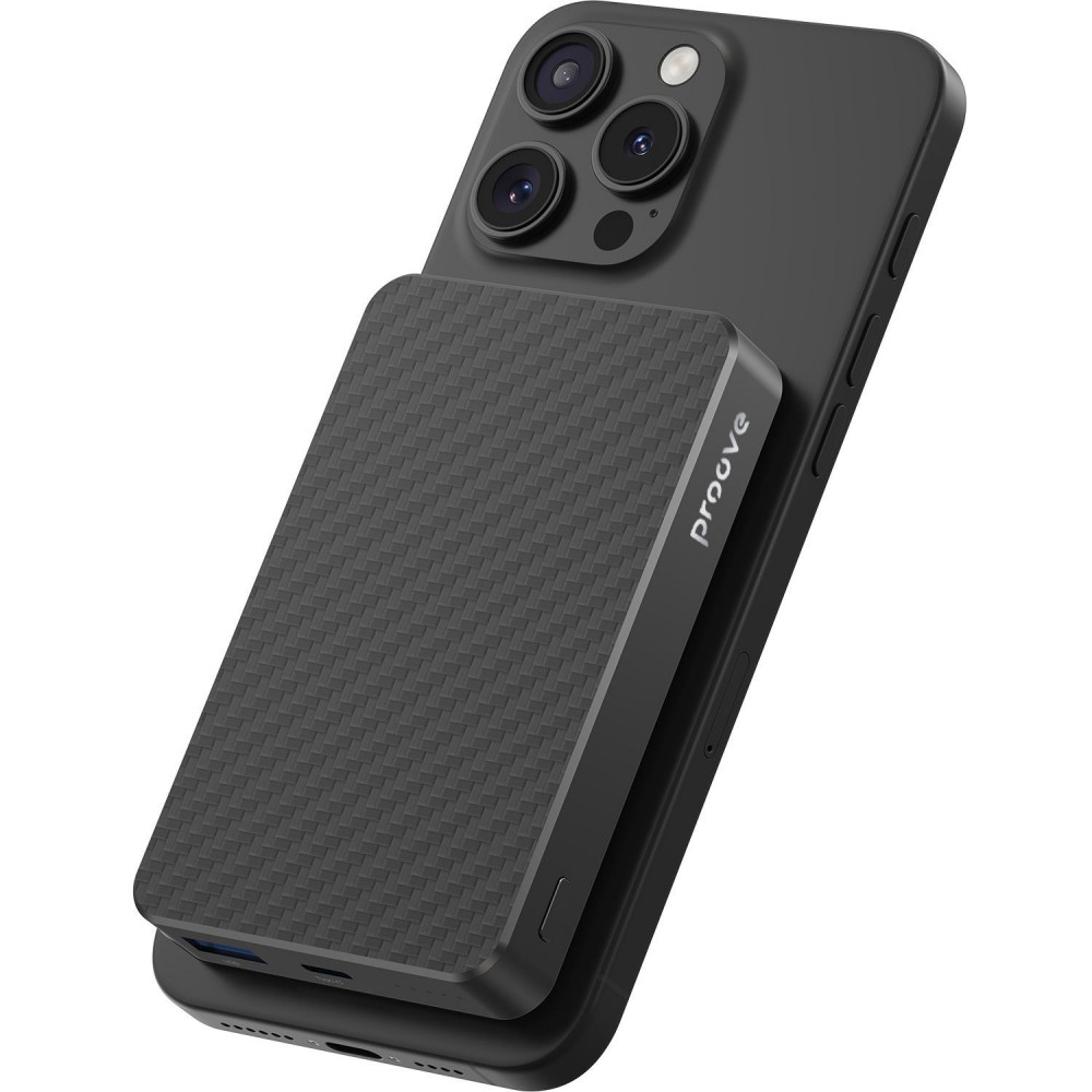 Портативна Батарея Proove Carbon Slim 22.5W 10000mAh black на малюнкі №13