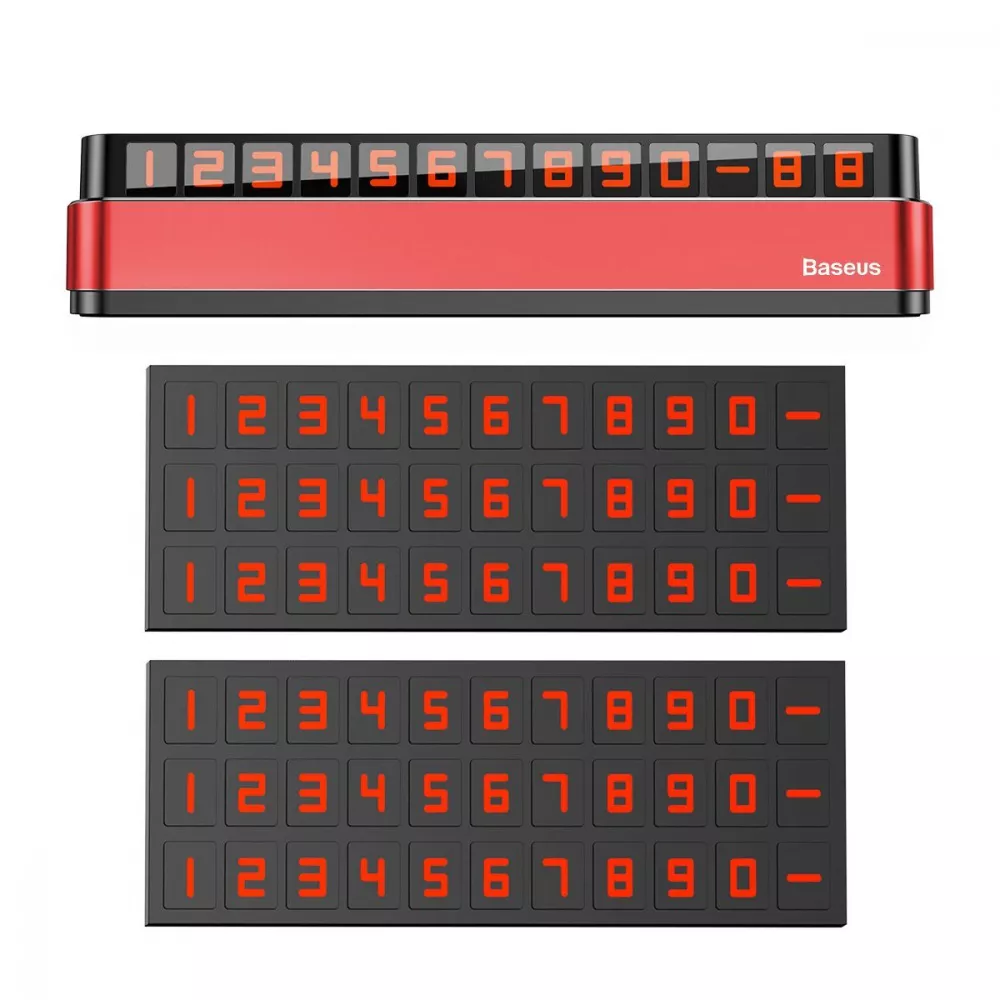Парковочная Карта Baseus Moonlight Box Series Temporary Parking Number Plate - фото 3