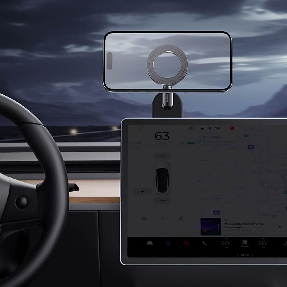 Автомобільний тримач Baseus C02 Go Series Magnetic Car Phone Mount — Придбати в Україні - фото 4