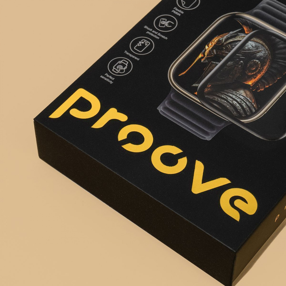 Защитное стекло Proove Achilles Apple Watch Series 7/8/9 45 mm - фото 5
