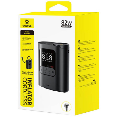 Портативний міні насос OS-Baseus GoTrip VA1 19-Cylinder — Придбати в Україні