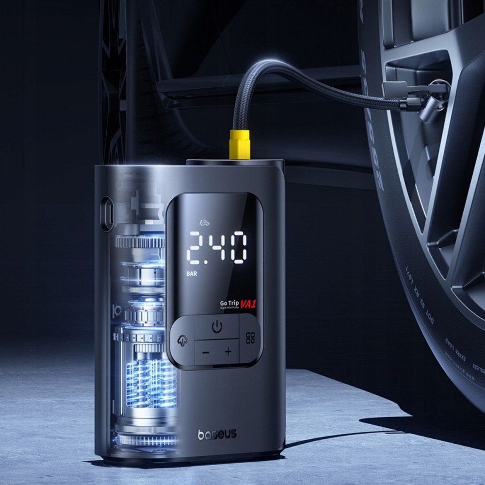 Портативний міні насос OS-Baseus GoTrip VA1 19-Cylinder — Придбати в Україні - фото 6