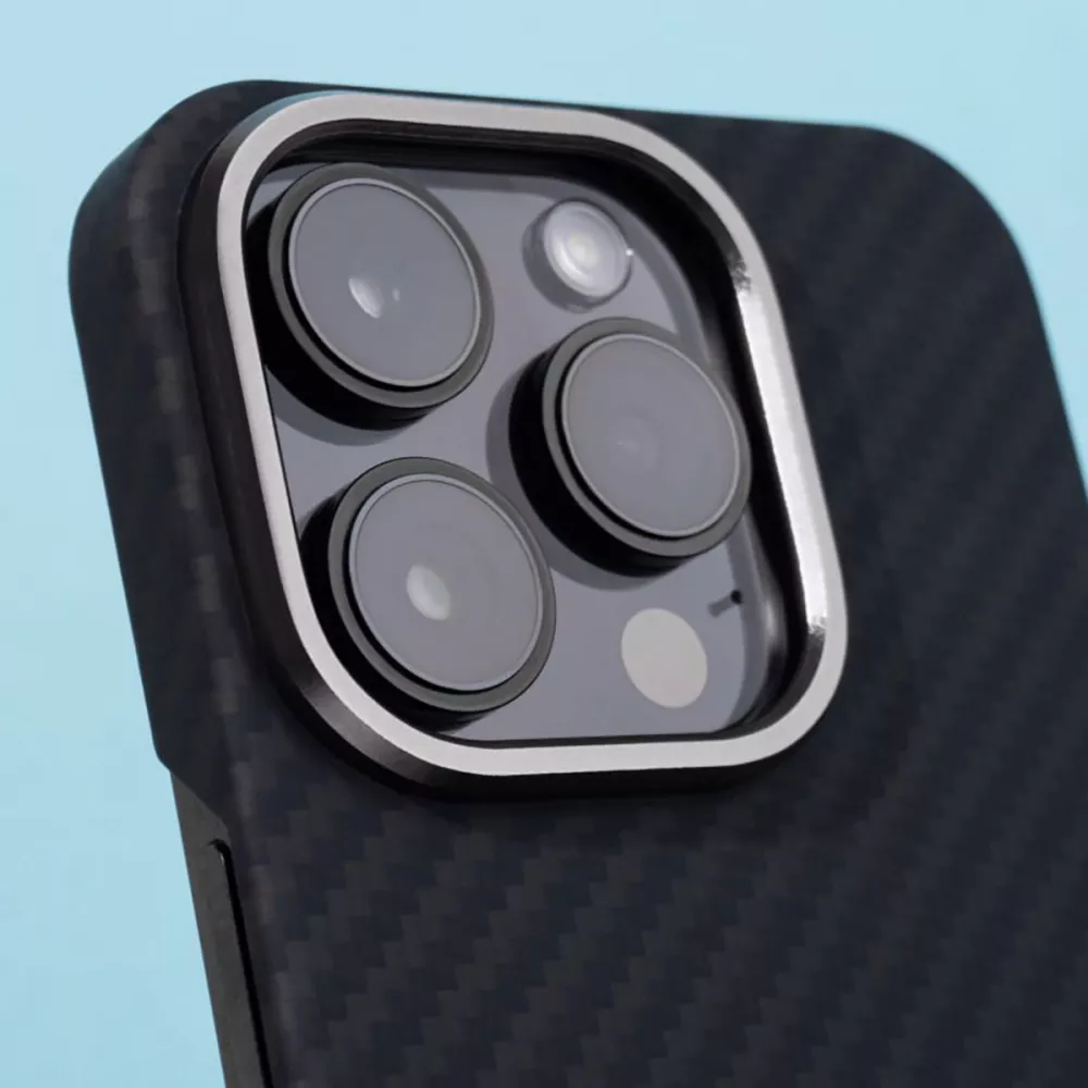 Чехол Proove Carbon Slim with Magnetic Ring iPhone 16 - фото 3