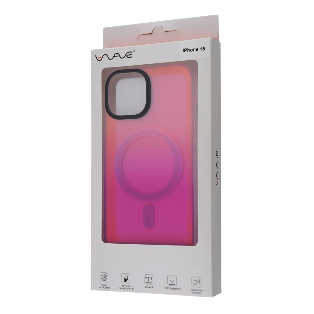 Чехол WAVE Matte Gradient Colors with Magnetic Ring iPhone 15