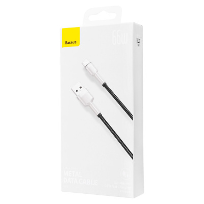 Кабель Baseus Cafule Metal Data Type-C 66W (1m) — Придбати в Україні