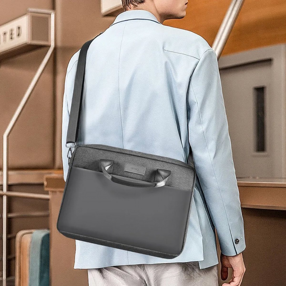 Сумка WIWU Minimalist Pro Laptop Sleeve MacBook 14,2" — Придбати в Україні - фото 10