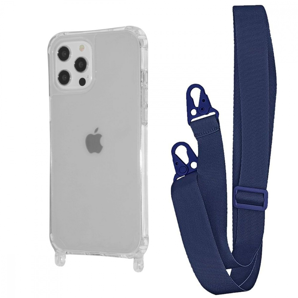 Чехол WAVE Clear Case with Strap iPhone 12 Pro Max - фото 16