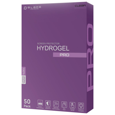 Купить Защитная гидрогелевая пленка BLADE Hydrogel Screen Protection PRO (Edge Display) (clear glossy) 29451 - Ncase