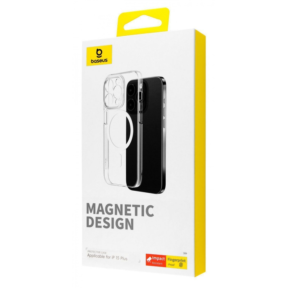 Чехол Baseus Crystal Magnetic iPhone 15 Plus - фото 1