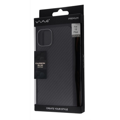 Чохол WAVE Premium Carbon Slim with Magnetic Ring iPhone 15 Plus