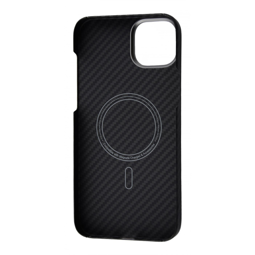 Чохол WAVE Premium Carbon Slim with Magnetic Ring iPhone 15 Plus — Придбати в Україні - фото 1