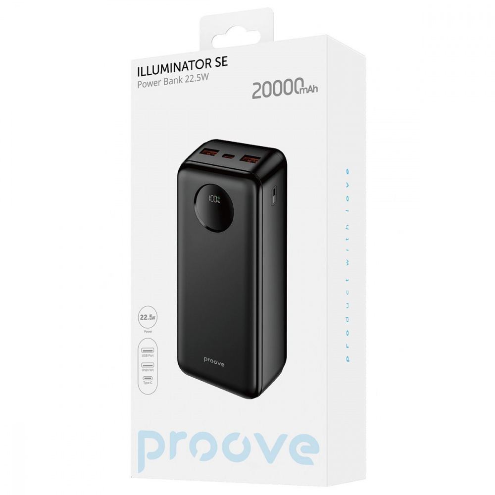 Портативна Батарея Proove Illuminator SE 22.5W 20000mAh — Придбати в Україні