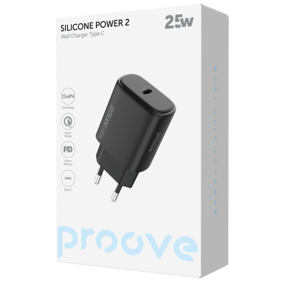 Купить СЗУ Proove Silicone Power 2 25W (Type-C) 64367 - Ncase