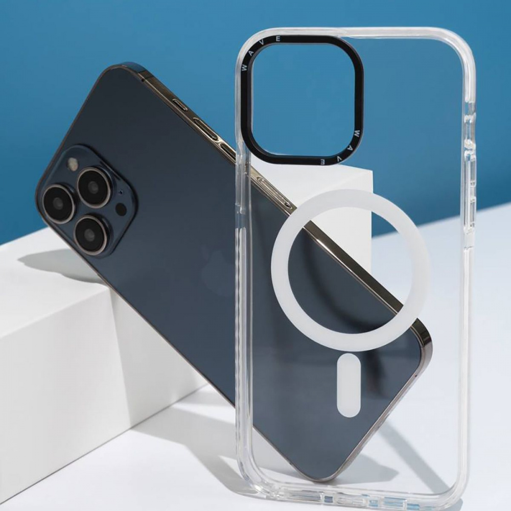 Чохол WAVE Clear Case Side with Magnetic Ring iPhone 14 Pro Max — Придбати в Україні - фото 1