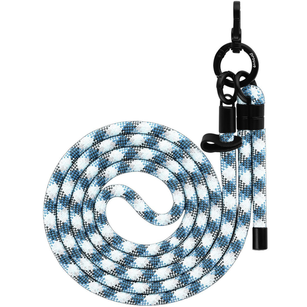 Proove Twist Check Cross-Body Strap black/blue (71447) Чорний із синім на малюнкі №1