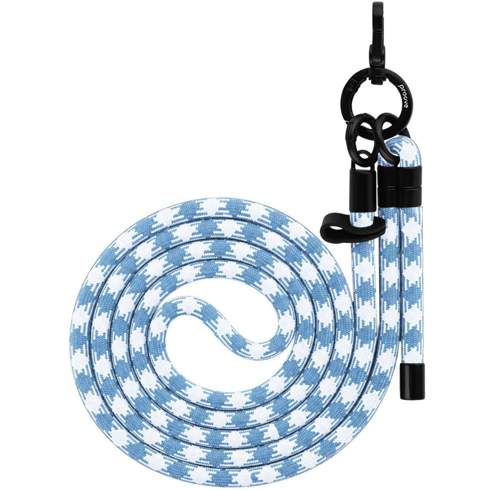 Proove Twist Check Cross-Body Strap (71447) white/blue на малюнкі №1