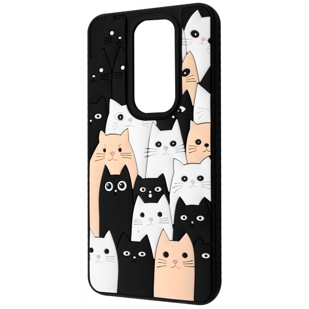 Чохол WAVE Doodle Case Xiaomi Redmi Note 8 Pro cats на малюнкі №1