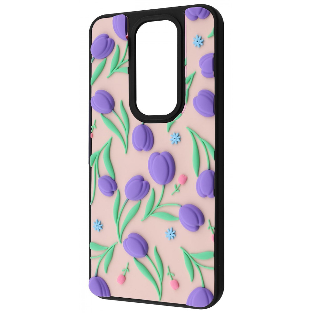 Чохол WAVE Doodle Case Xiaomi Redmi Note 8 Pro flowers на малюнкі №1