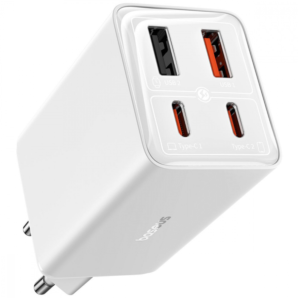 МЗП Baseus GaN6 Pro Fast Charger 2 Type-C + 2 USB 65W — Придбати в Україні - фото 22