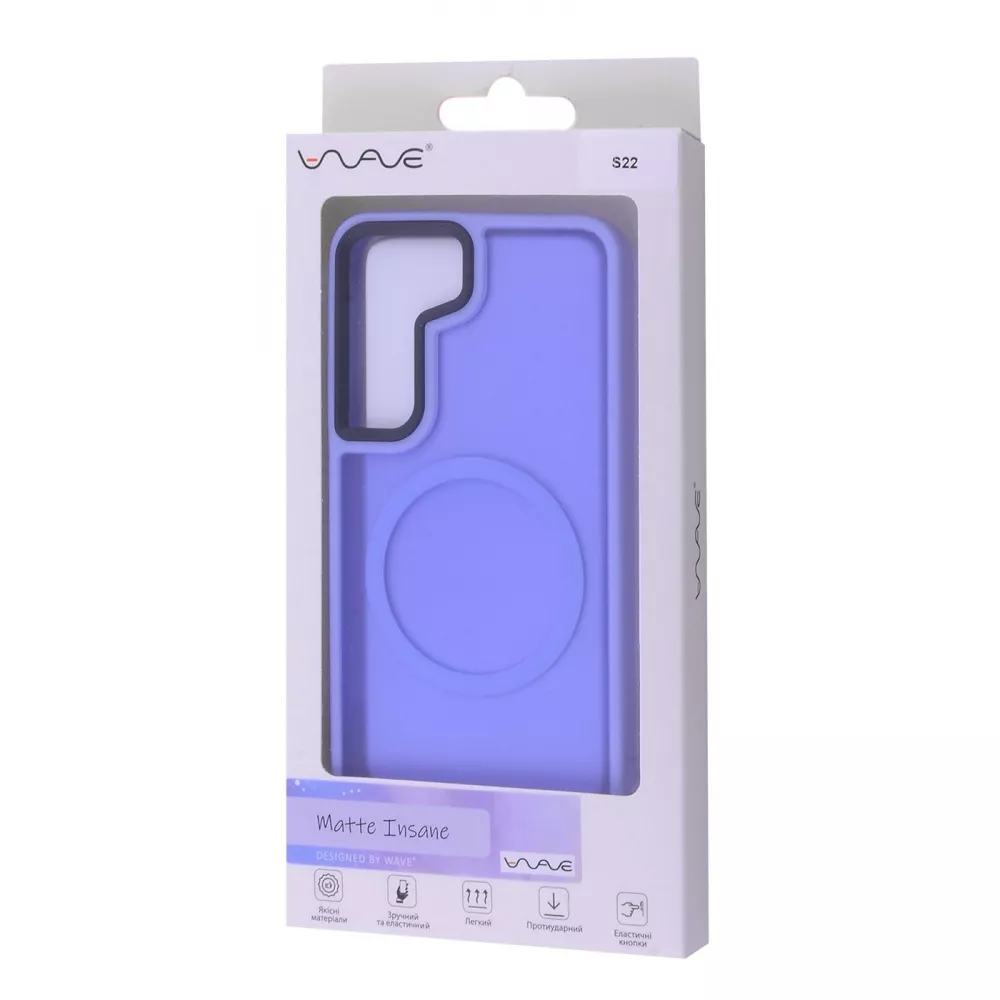 Чехол WAVE Matte Insane Case with Magnetic Ring Samsung Galaxy S22 - фото 1