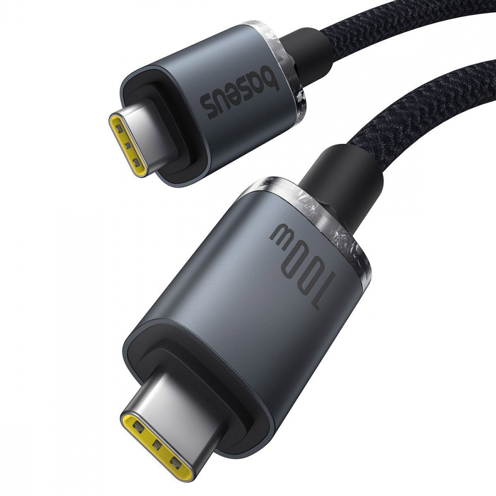 Кабель Baseus Crystal Shine USB3.2 Full Featured Type-C to Type-C 100W (1.5m) — Придбати в Україні - фото 2