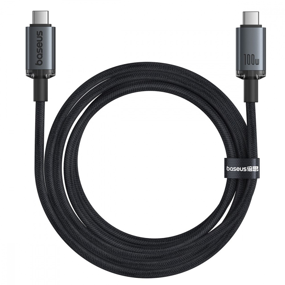 Кабель Baseus Crystal Shine USB3.2 Full Featured Type-C to Type-C 100W (1.5m) — Придбати в Україні - фото 1