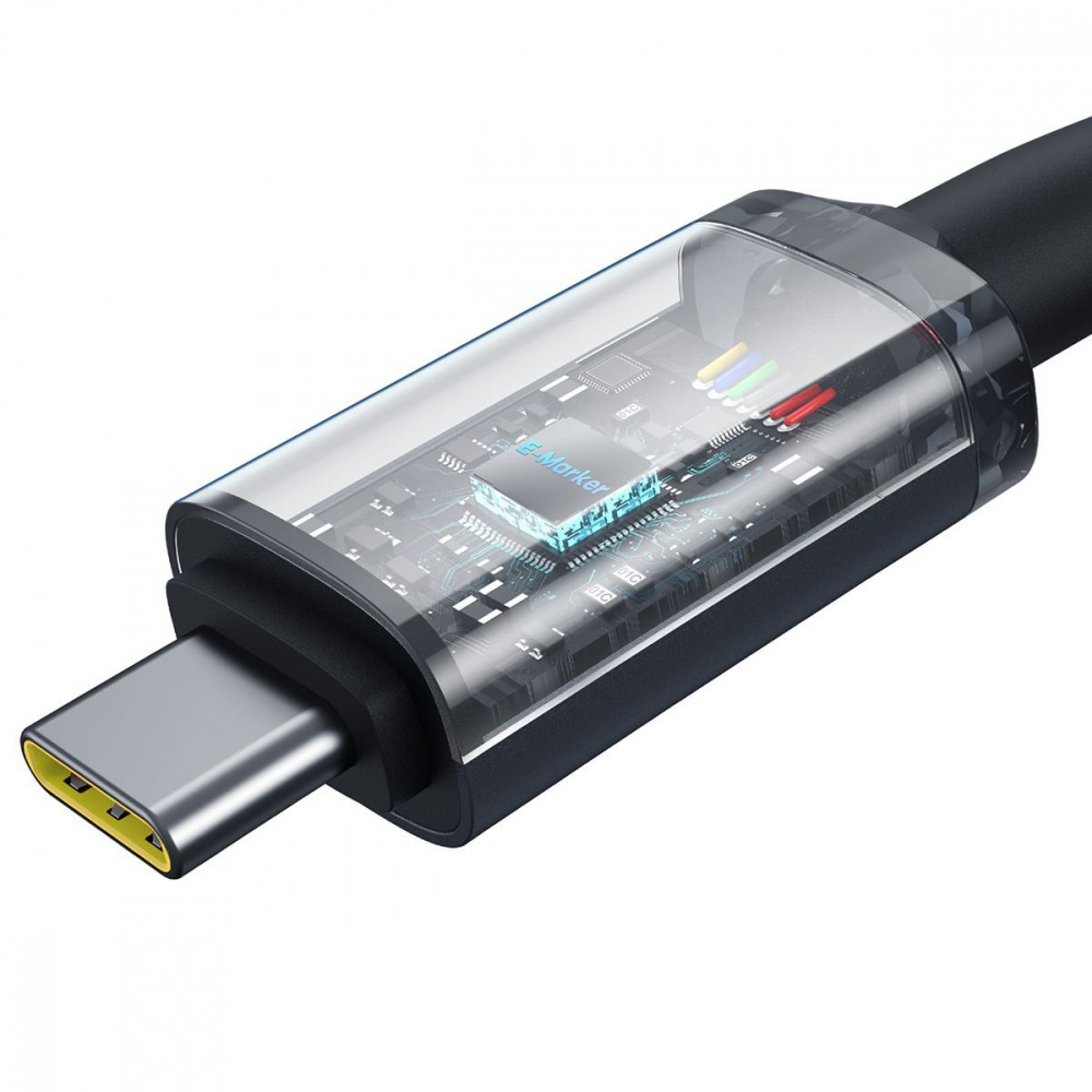 Кабель Baseus Crystal Shine USB3.2 Full Featured Type-C to Type-C 100W (1.5m) — Придбати в Україні - фото 4