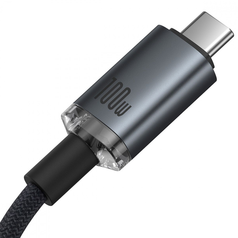 Кабель Baseus Crystal Shine USB3.2 Full Featured Type-C to Type-C 100W (1.5m) — Придбати в Україні - фото 3