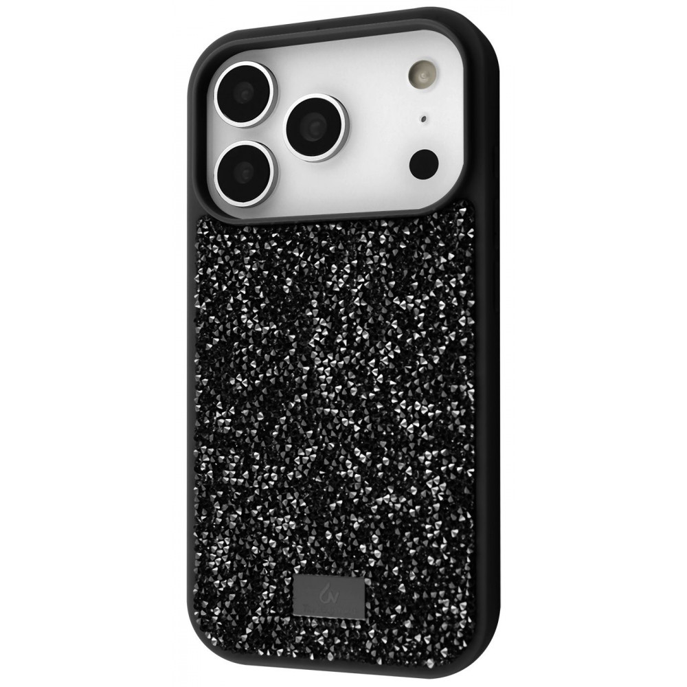 Чехол Bling World Rock Diamond (TPU) iPhone 17 Pro Max black (65324) Черный на картинке №1