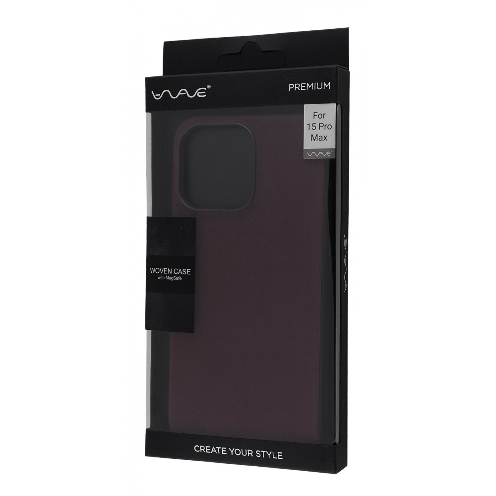 Чехол WAVE Premium Woven Case with Magnetic Ring iPhone 15 Pro Max - фото 1
