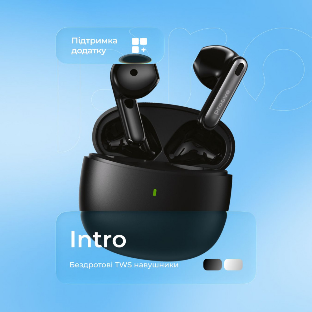 Бездротові навушники Proove Intro TWS (APP) — Придбати в Україні - фото 8