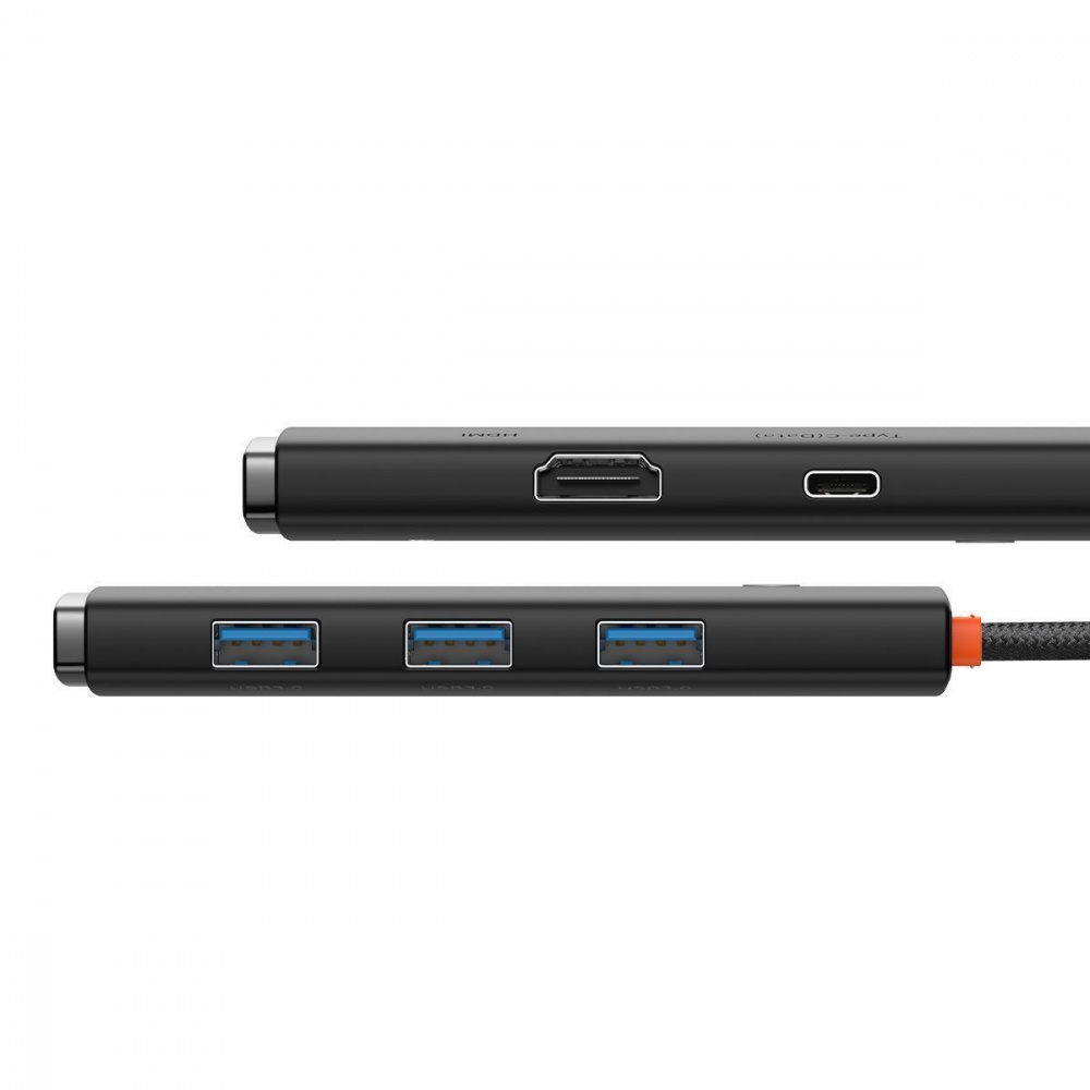 USB-Хаб Baseus Lite Series 5-in-1 (Type-C to HDMI + 3xUSB 3.0 + PD). — Придбати в Україні - фото 6