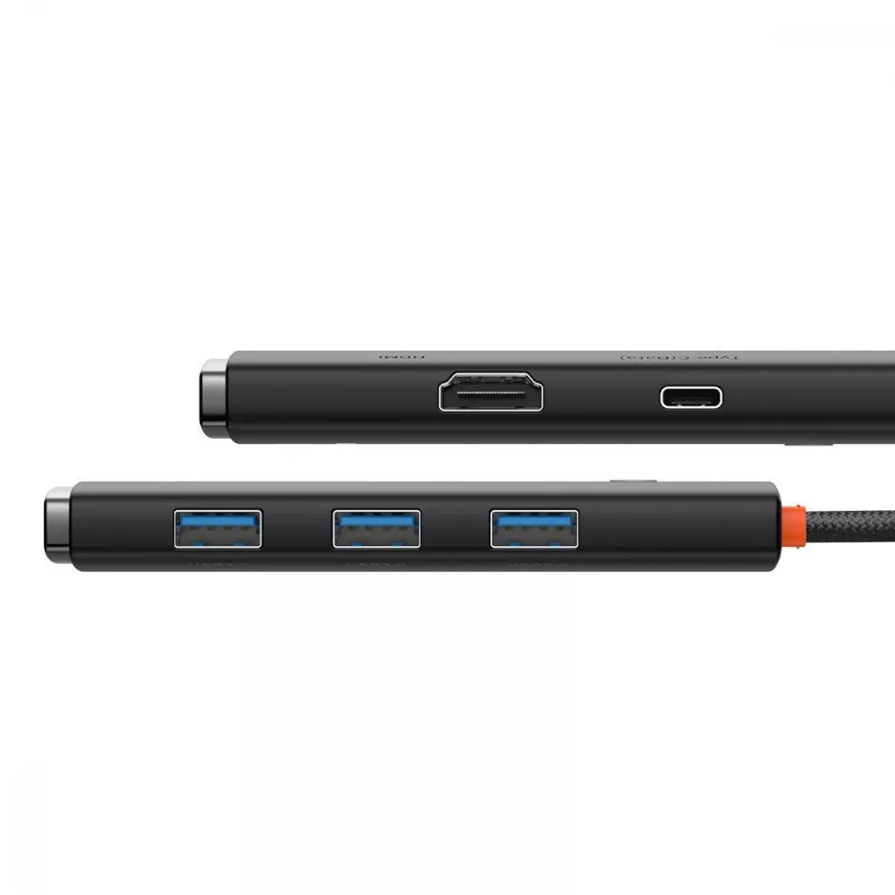 USB-Хаб Baseus Lite Series 5-in-1 (Type-C to HDMI + 3xUSB 3.0 + PD). — Придбати в Україні - фото 6