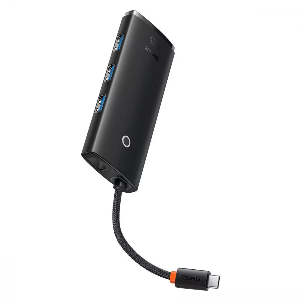 USB-Хаб Baseus Lite Series 5-in-1 (Type-C to HDMI + 3xUSB 3.0 + PD). — Придбати в Україні - фото 4