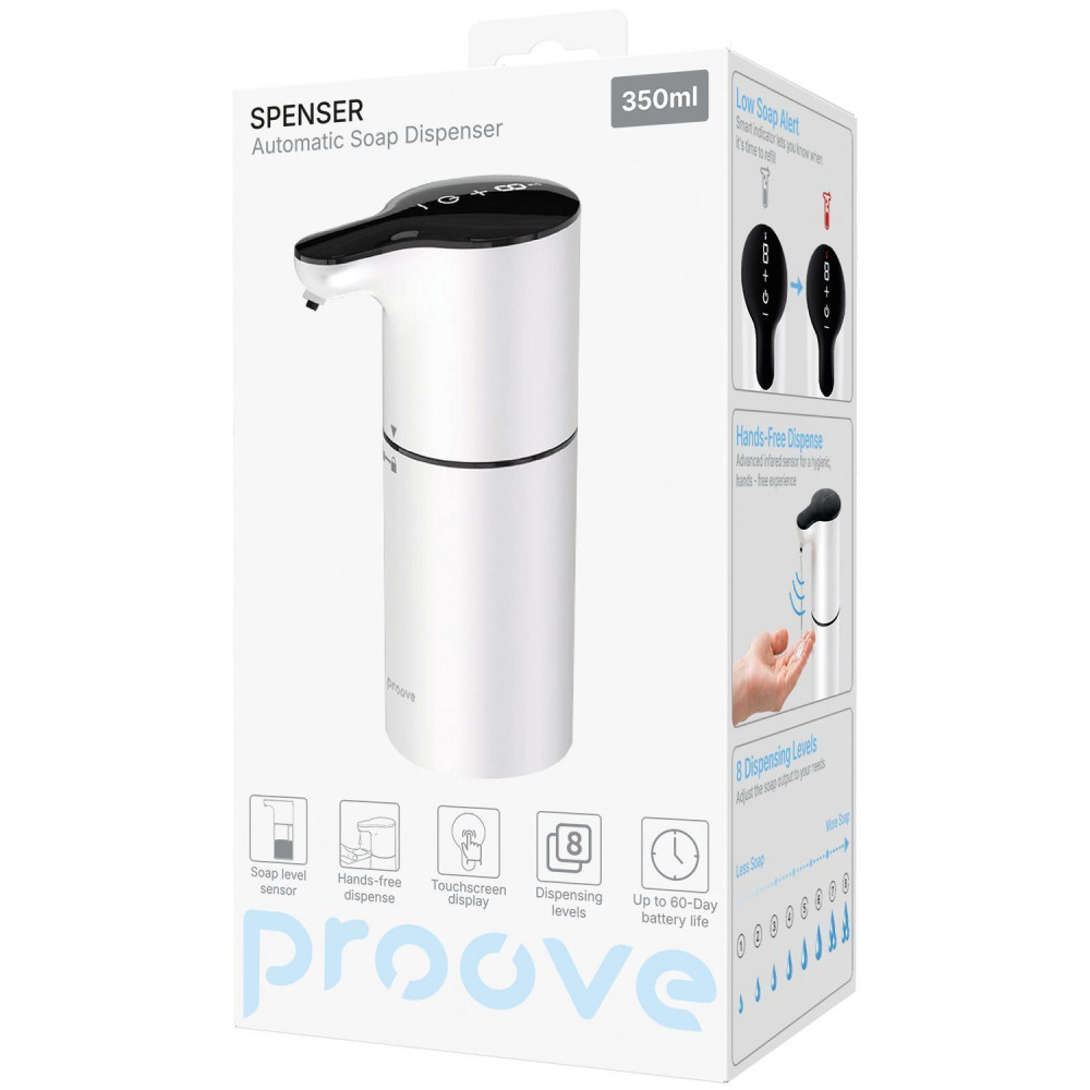 Диспенсер для мила Proove Spenser (350ml) (ASDP35010002) white на малюнкі №2