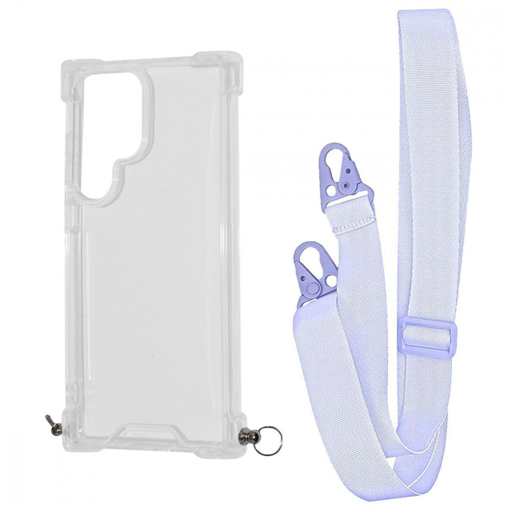 Чехол WAVE Clear Case with Strap Samsung Galaxy S24 Ultra - фото 4