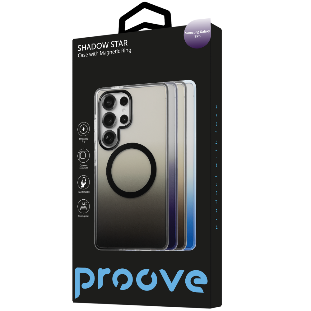 Чохол Proove Shadow Star Case with Magnetic Ring Samsung Galaxy S25 — Придбати в Україні - фото 1