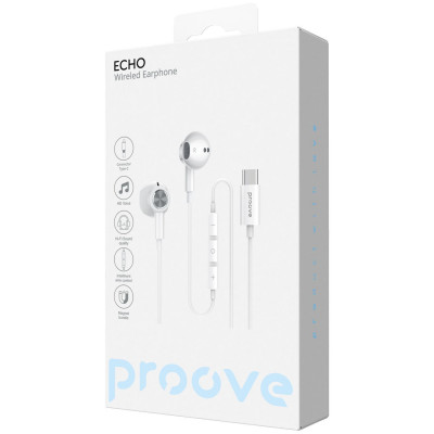 Купить Проводные наушники Proove Echo (Type-C) 62864 - Ncase