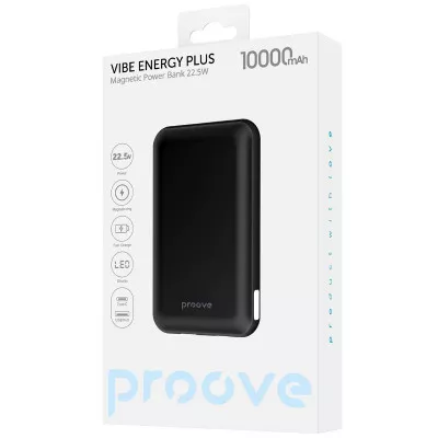 Портативная Батарея Proove Vibe Energy Plus 22.5W 10000mAh — Придбати в Україні
