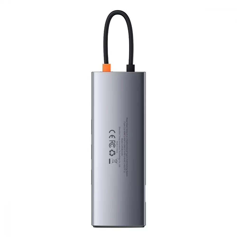 USB-Хаб Baseus Metal Gleam Series 9-in-1 Type-C — Придбати в Україні - фото 8