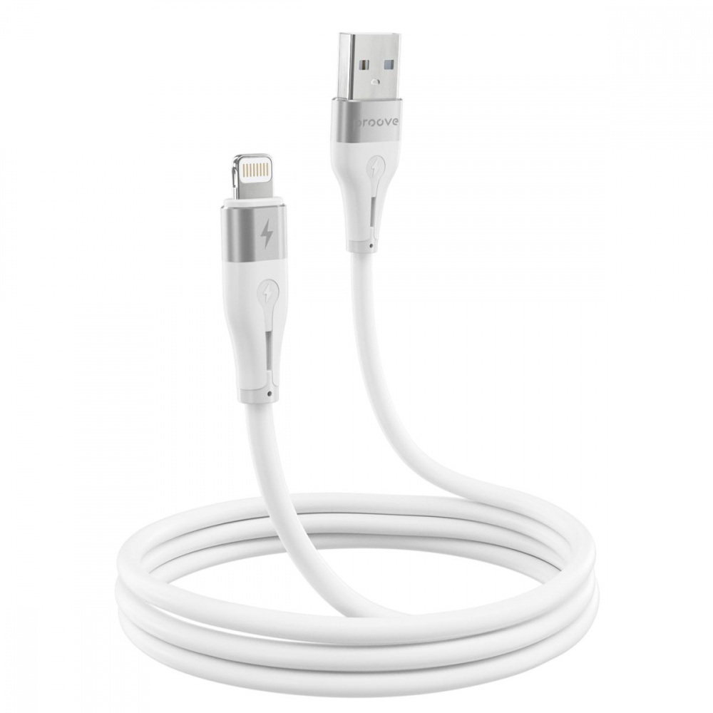Кабель Proove Soft Silicone USB to Lightning 2.4A (1m) — Придбати в Україні - фото 2