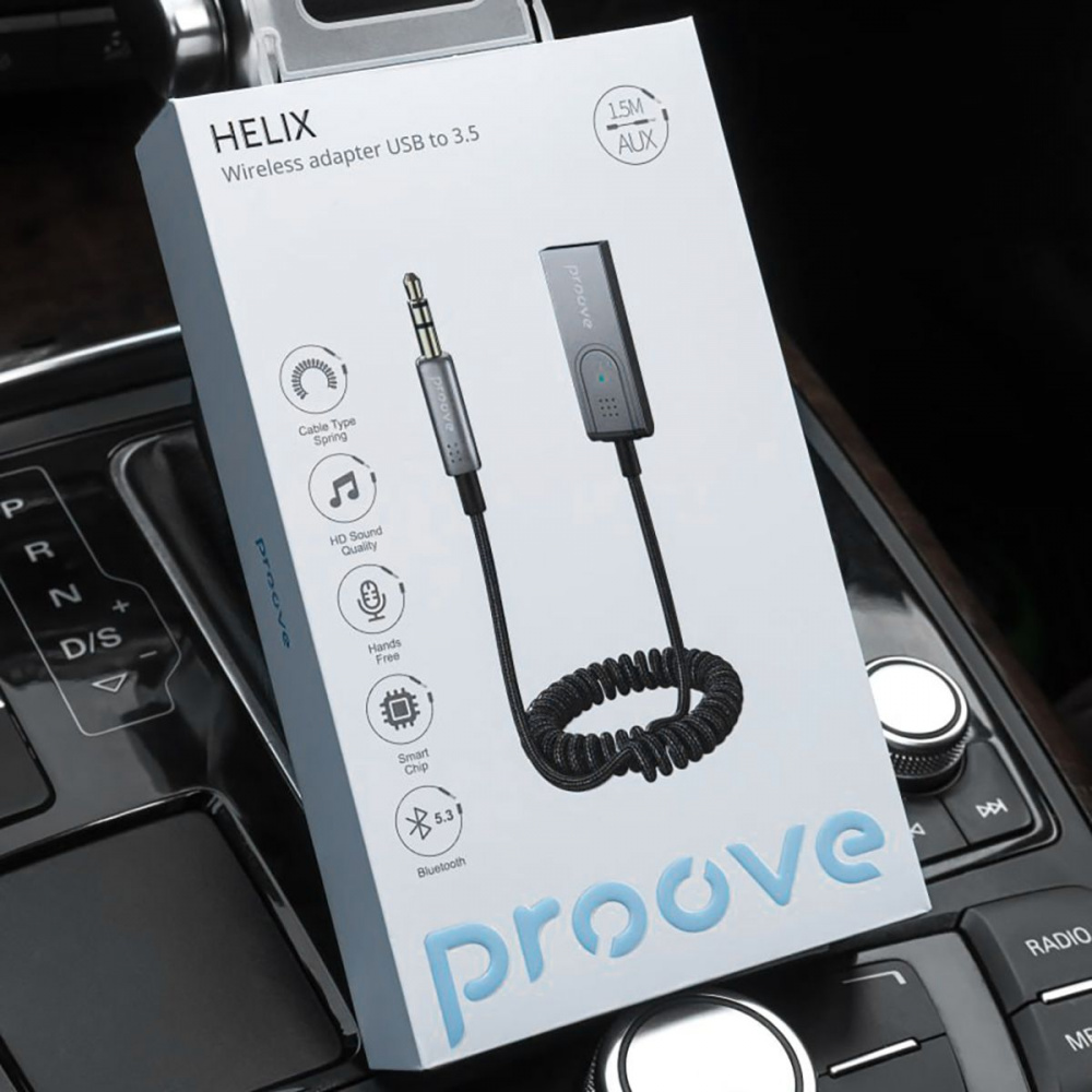 Автомобільний Аудіо Bluetooth Адаптер Proove Helix — Придбати в Україні - фото 3